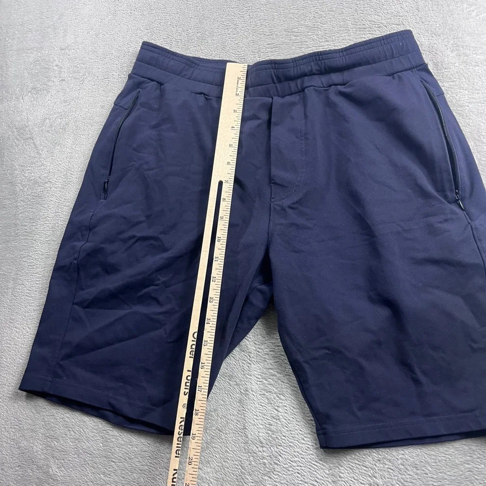 Public Rec All Day Every Day Shorts Mens 34 Navy Blue Athletic Gym Casual 7 Inch